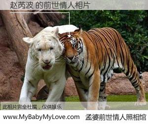 #孟婆前世情人照相馆# 【赵芮波 的前世情人】前生，我们相亲相爱，相约下辈子还要在一起，你的誓言可别忘记。然而轮回路上的一碗孟婆汤，却将一切归零。茫茫人悔，谁是我的前世情人？赵芮波 的前世情人，有图有真相：