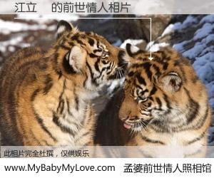 #孟婆前世情人照相馆# 【江立勝 的前世情人】前生，我们相亲相爱，相约下辈子还要在一起，你的誓言可别忘记。然而轮回路上的一碗孟婆汤，却将一切归零。茫茫人悔，谁是我的前世情人？江立勝 的前世情人，有图有真相：
