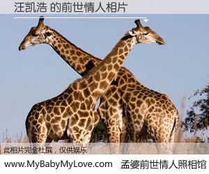 #孟婆前世情人照相馆# 【汪凯浩 的前世情人】前生，我们相亲相爱，相约下辈子还要在一起，你的誓言可别忘记。然而轮回路上的一碗孟婆汤，却将一切归零。茫茫人悔，谁是我的前世情人？汪凯浩 的前世情人，有图有真相：