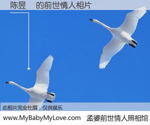 #孟婆前世情人照相馆# 【陈昱锜 的前世情人】前生，我们相亲相爱，相约下辈子还要在一起，你的誓言可别忘记。然而轮回路上的一碗孟婆汤，却将一切归零。茫茫人悔，谁是我的前世情人？陈昱锜 的前世情人，有图有真相：