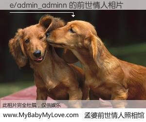 #孟婆前世情人照相馆# 【e/admin_adminn 的前世情人】前生，我们相亲相爱，相约下辈子还要在一起，你的誓言可别忘记。然而轮回路上的一碗孟婆汤，却将一切归零。茫茫人悔，谁是我的前世情人？e/admin_adminn 的前世情人，有图有真相：