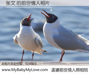 #孟婆前世情人照相馆# 【张文 的前世情人】前生，我们相亲相爱，相约下辈子还要在一起，你的誓言可别忘记。然而轮回路上的一碗孟婆汤，却将一切归零。茫茫人悔，谁是我的前世情人？张文 的前世情人，有图有真相：