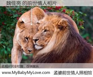 #孟婆前世情人照相馆# 【魏佳亮 的前世情人】前生，我们相亲相爱，相约下辈子还要在一起，你的誓言可别忘记。然而轮回路上的一碗孟婆汤，却将一切归零。茫茫人悔，谁是我的前世情人？魏佳亮 的前世情人，有图有真相：