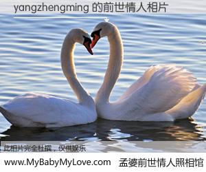 #孟婆前世情人照相馆# 【yangzhengming 的前世情人】前生，我们相亲相爱，相约下辈子还要在一起，你的誓言可别忘记。然而轮回路上的一碗孟婆汤，却将一切归零。茫茫人悔，谁是我的前世情人？yangzhengming 的前世情人，有图有真相：