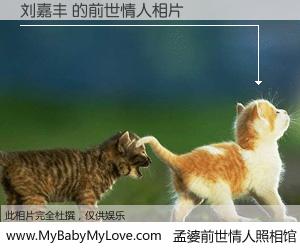 #孟婆前世情人照相馆# 【刘嘉丰 的前世情人】前生，我们相亲相爱，相约下辈子还要在一起，你的誓言可别忘记。然而轮回路上的一碗孟婆汤，却将一切归零。茫茫人悔，谁是我的前世情人？刘嘉丰 的前世情人，有图有真相：