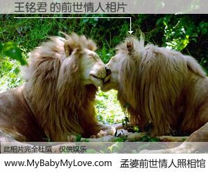 #孟婆前世情人照相馆# 【王铭君 的前世情人】前生，我们相亲相爱，相约下辈子还要在一起，你的誓言可别忘记。然而轮回路上的一碗孟婆汤，却将一切归零。茫茫人悔，谁是我的前世情人？王铭君 的前世情人，有图有真相：