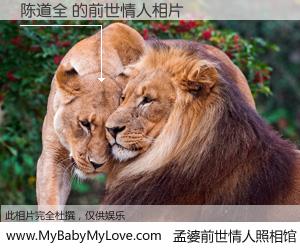 #孟婆前世情人照相馆# 【陈道全 的前世情人】前生，我们相亲相爱，相约下辈子还要在一起，你的誓言可别忘记。然而轮回路上的一碗孟婆汤，却将一切归零。茫茫人悔，谁是我的前世情人？陈道全 的前世情人，有图有真相：
