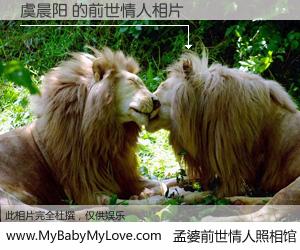 #孟婆前世情人照相馆# 【虞晨阳 的前世情人】前生，我们相亲相爱，相约下辈子还要在一起，你的誓言可别忘记。然而轮回路上的一碗孟婆汤，却将一切归零。茫茫人悔，谁是我的前世情人？虞晨阳 的前世情人，有图有真相：