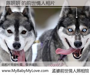 #孟婆前世情人照相馆# 【陈妍妍 的前世情人】前生，我们相亲相爱，相约下辈子还要在一起，你的誓言可别忘记。然而轮回路上的一碗孟婆汤，却将一切归零。茫茫人悔，谁是我的前世情人？陈妍妍 的前世情人，有图有真相：