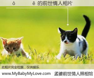 #孟婆前世情人照相馆# 【������ 的前世情人】前生，我们相亲相爱，相约下辈子还要在一起，你的誓言可别忘记。然而轮回路上的一碗孟婆汤，却将一切归零。茫茫人悔，谁是我的前世情人？������ 的前世情人，有图有真相：