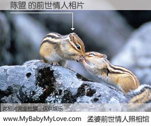 #孟婆前世情人照相馆# 【陈盟 的前世情人】前生，我们相亲相爱，相约下辈子还要在一起，你的誓言可别忘记。然而轮回路上的一碗孟婆汤，却将一切归零。茫茫人悔，谁是我的前世情人？陈盟 的前世情人，有图有真相：