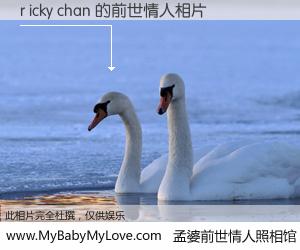 #孟婆前世情人照相馆# 【r icky chan 的前世情人】前生，我们相亲相爱，相约下辈子还要在一起，你的誓言可别忘记。然而轮回路上的一碗孟婆汤，却将一切归零。茫茫人悔，谁是我的前世情人？r icky chan 的前世情人，有图有真相：